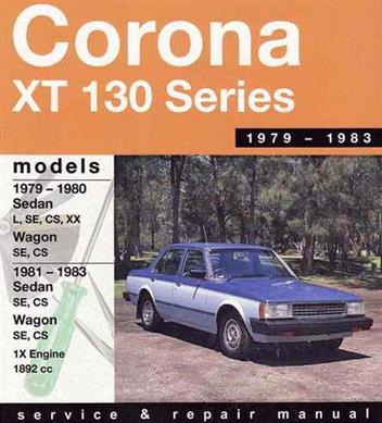 Toyota Corona XT 130 1979 - 1983 Gregorys Repair Manual - Click Image to Close