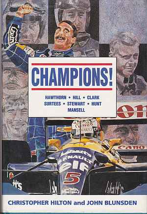 Champions: Hawthorne, Hill, Clark, Surtees, Stewart, Hunt, Manse