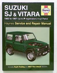 Suzuki SJ410/SJ413 (82-97) and Vitara Service and Repair Manual