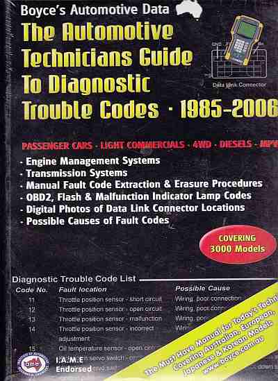 Automotive Technicians Guide To Diagnostic Trouble Codes 1985 To