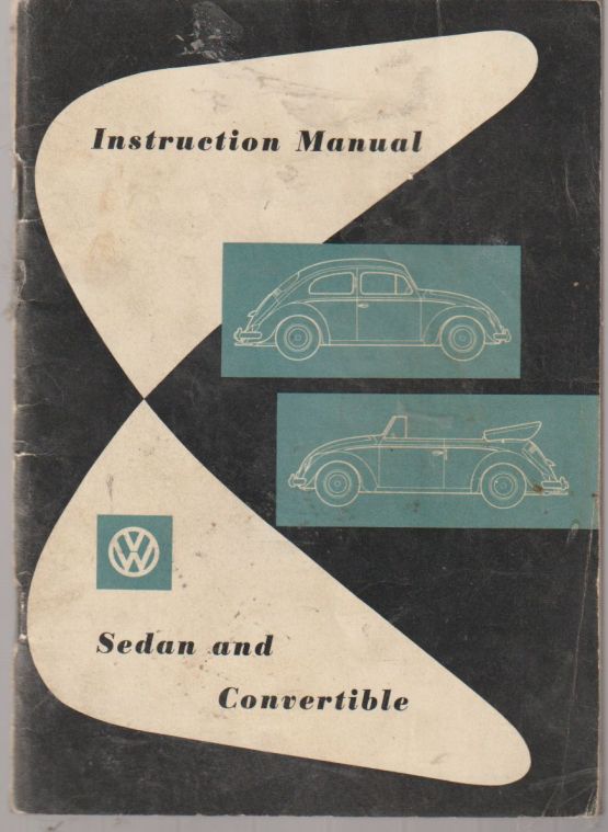 VW Instruction Manual Sedan & convertible 1957