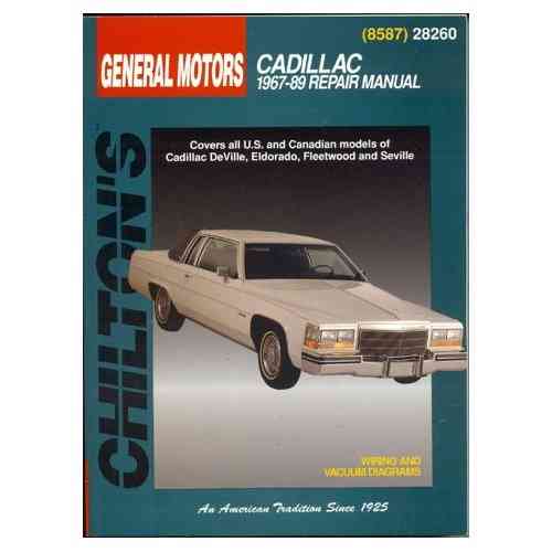 GM Cadillac 1967-89 Repair Manual (Total Car Care) 2860