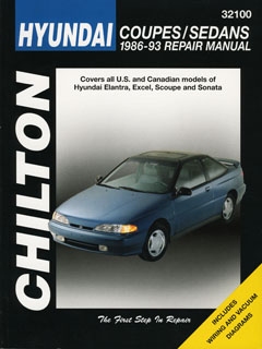 Hyundai Coupes and Sedans, 1986-93 (Chilton's Total Car Care Rep