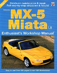 Mazda MX5 Miata 1.8 1993 To 1998 Enthusiasts Workshop Manual