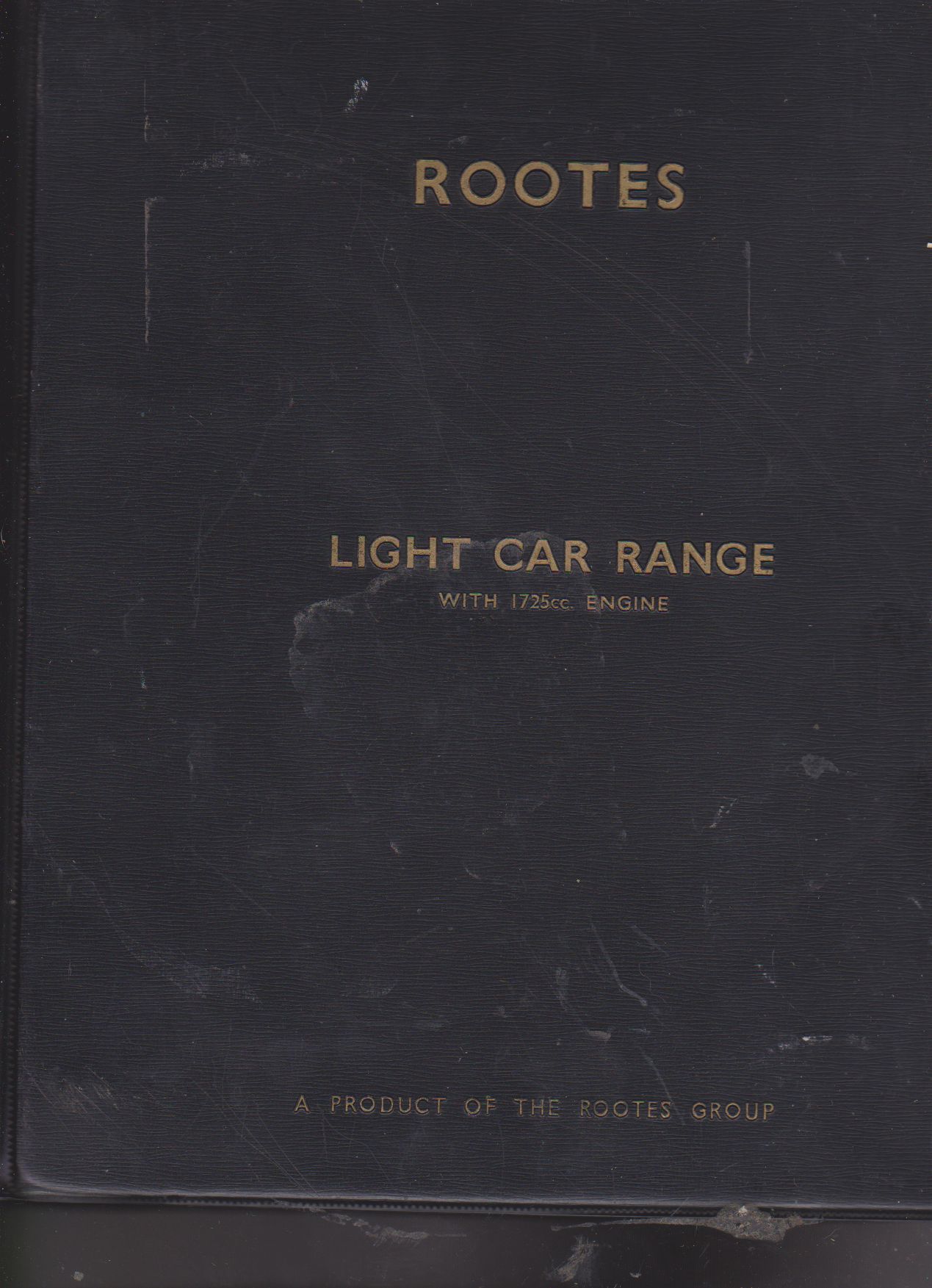 Rootes Light Car Range Workshop Manual All Models With 1725 En
