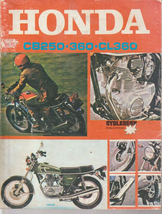 Honda CB250, 360, CL360 Repair Manual