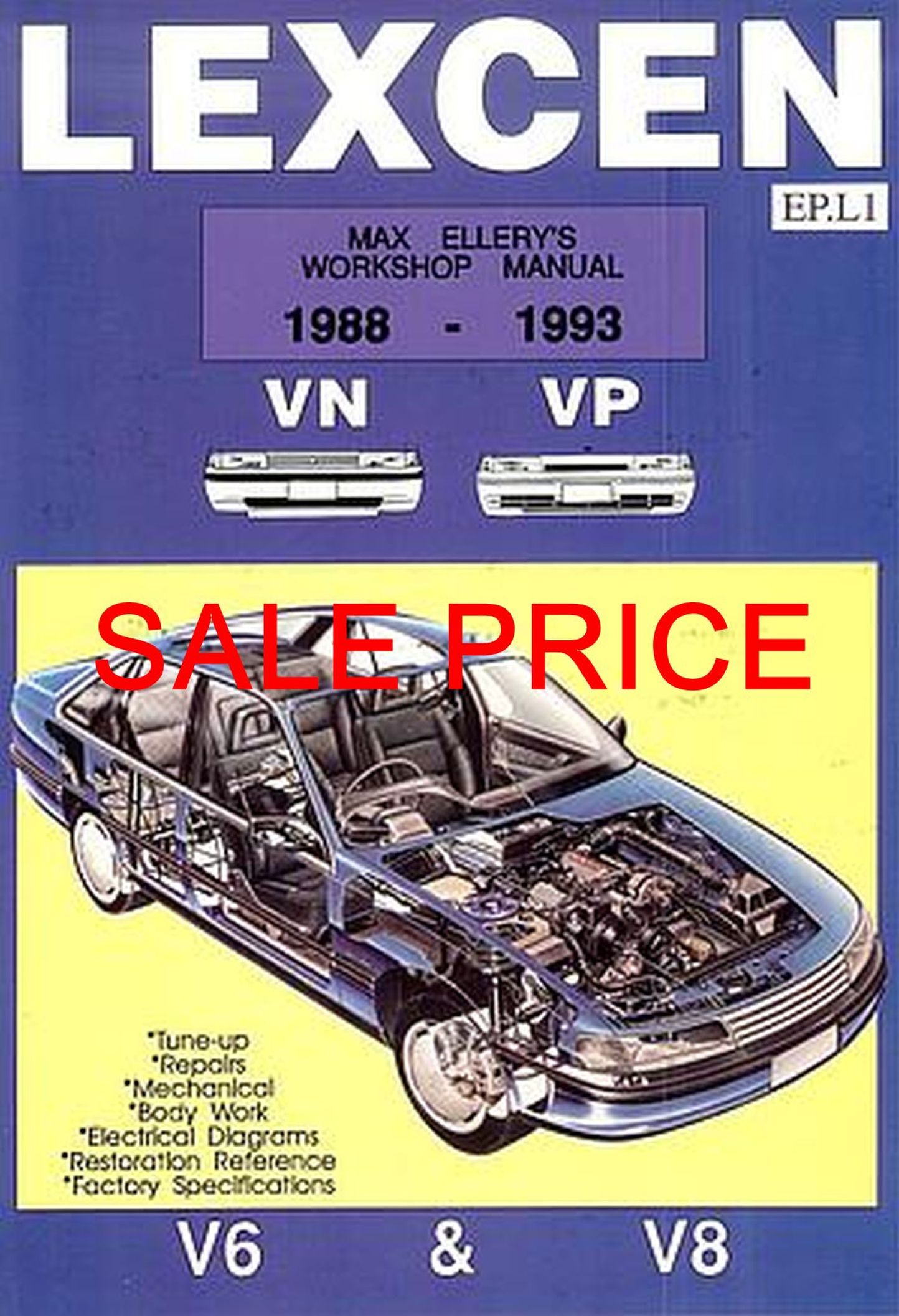 Toyota Lexcen (VN - VP) 1988 - 1993 Ellery Repair Manual