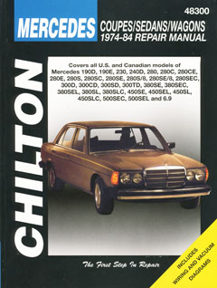 Mercedes-Benz Saloons, Estates and Coupes (1974-84)