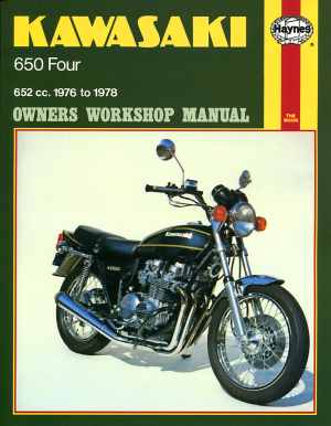 Kawasaki KZ650 1976-78 Owners' Workshop Manual by Haynes