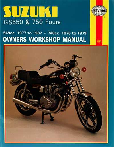 Suzuki GS550 and GS750 Fours 549cc 1977-82 and 748cc 1976-79 Own