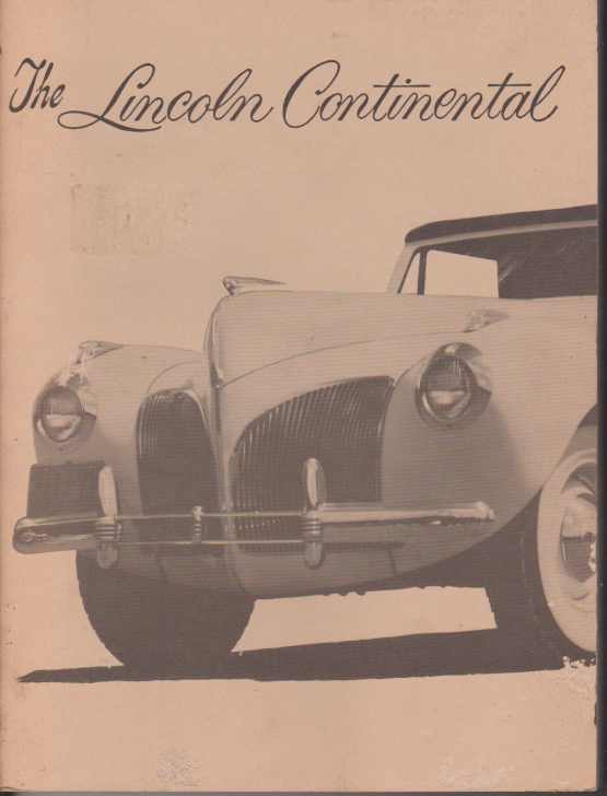 The Lincoln Continental 9780879380113