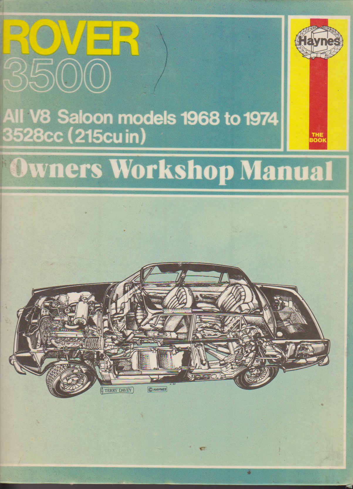 ROVER 1968 TO 1974 3500 OWNERS WORKSHOP MANUAL