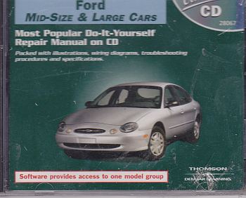 Ford 1983-1999 Mid- And Full-Size Cars Shop Manual CD