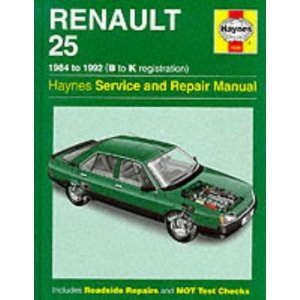 Renault 25 Service Repair Manual (Haynes Service and Repair Manu