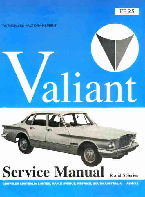 Chrysler Valiant R and S Series 1961-63 Workshop Manual