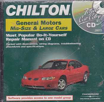 General Motors Mid-Size And Large Cars, 1982-2000 Shop Manual CD