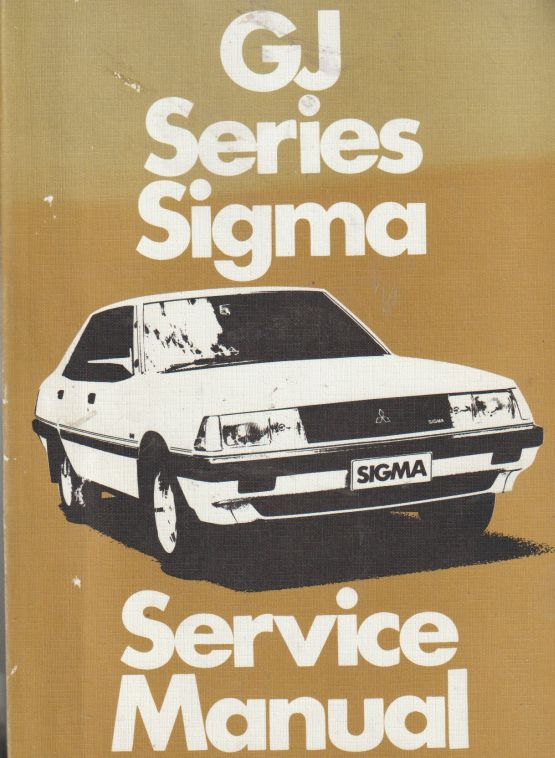 GJ Series Sigma Service Manual 1982 AW301629