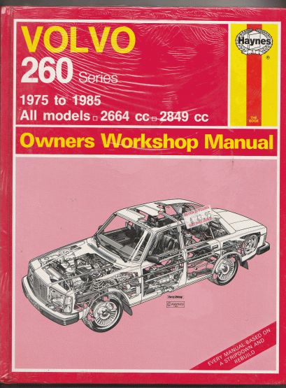 Volvo 164 1968 To 1975 Haynes Owner's Workshop Manual All Volv