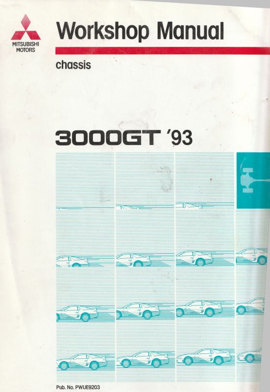 Mitsubishi 3000GT 1993 Chassis Workshop Manual