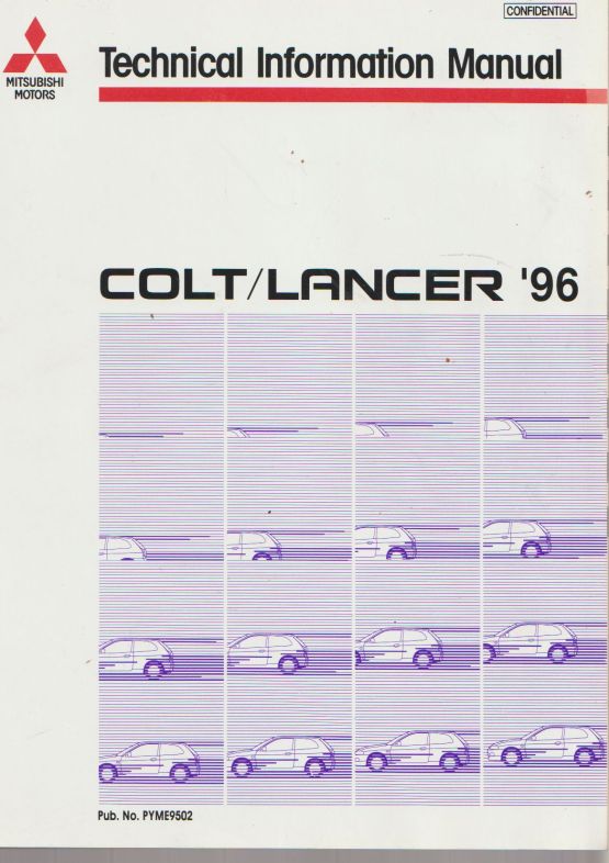 Colt/Lancer 1996 Technical Information Manual