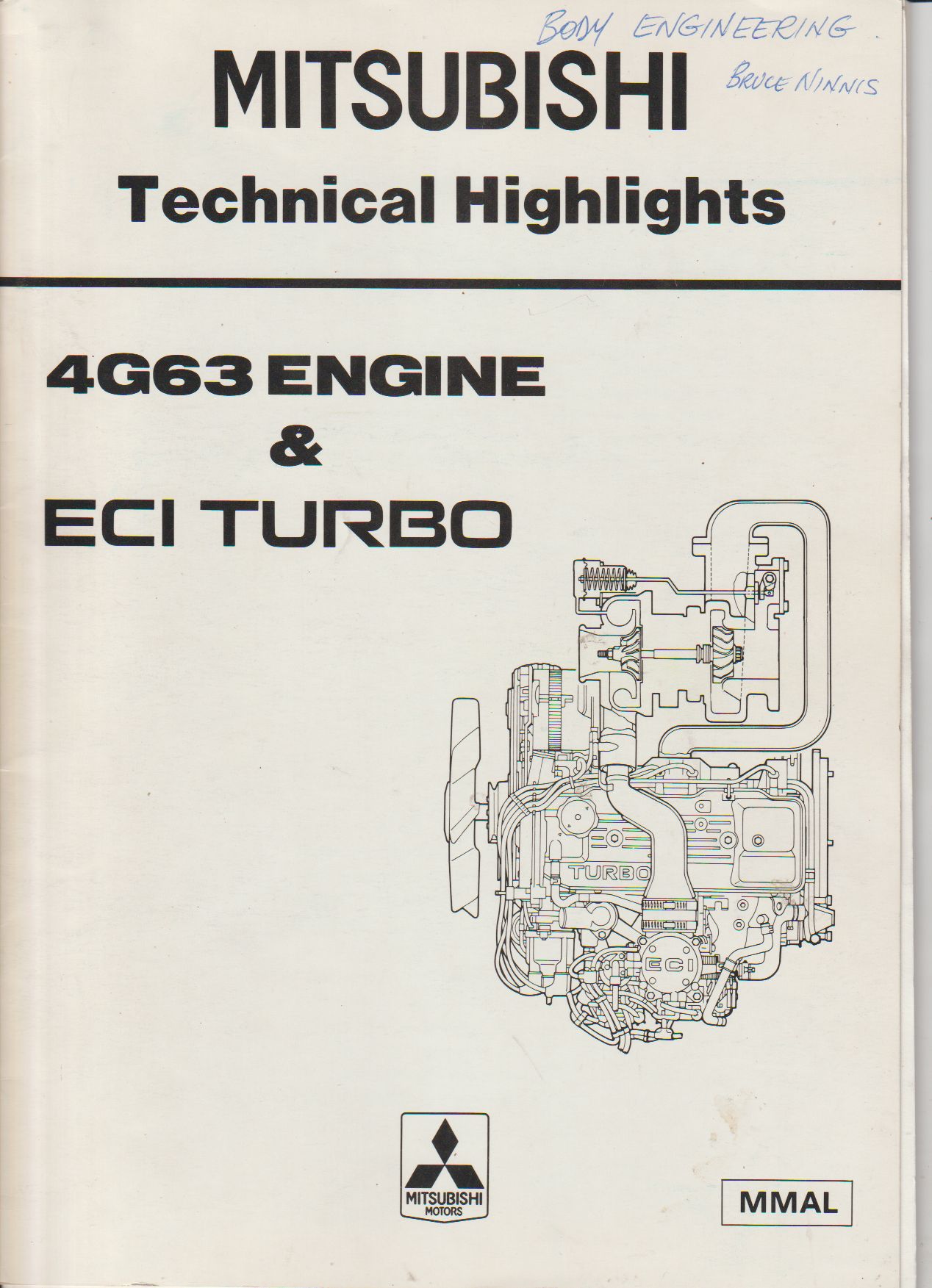 Mitsubishi 4G63 Engine Technical Highlights & ECI Turbo TE22007