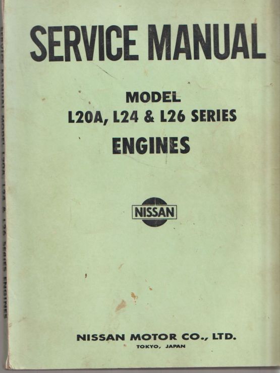 Nissan I.20A, L24 & L26 Series Engines Service Manual