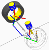 Renault_And_Honda_Vehicles Dual-axis strut
                  [Front] As used on Renault Megane and Honda Civic