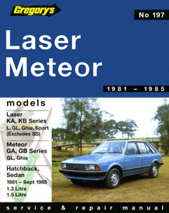1984 Ford laser service manual #8