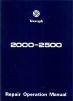 Triumph 2000-2500 Repair Operation Manual {B-T272WH}