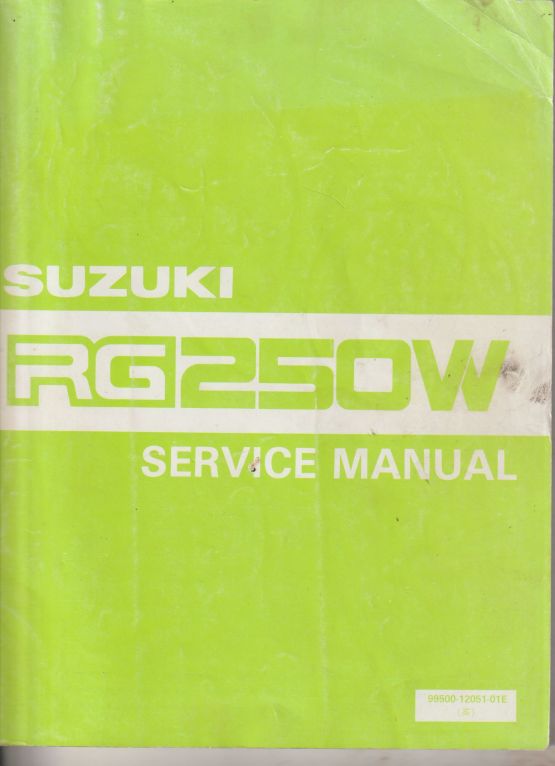 Suzuki RG250 Service Manual
