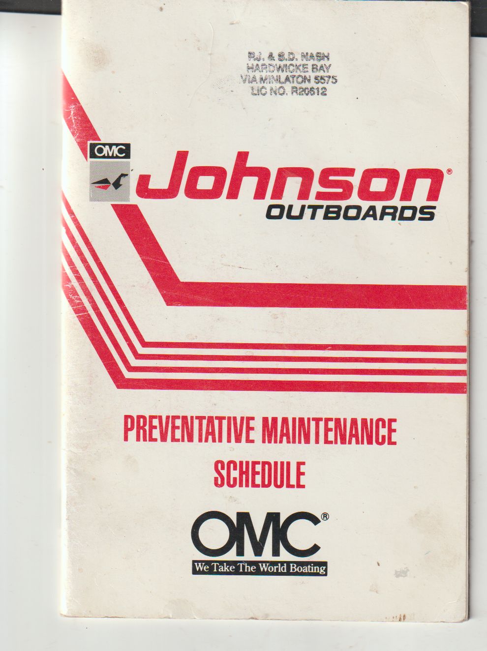 (image for) Johnson Out Board Preventative Maintenance Schedule